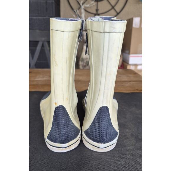 West Marine Sailing Boots Size 9 Ice Blue Deck Boot Anti Scuff Fishing Zipper main image 8